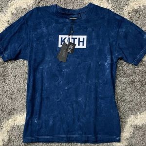 Kith Box Navy Solid Dye Tee Shirt Size Medium